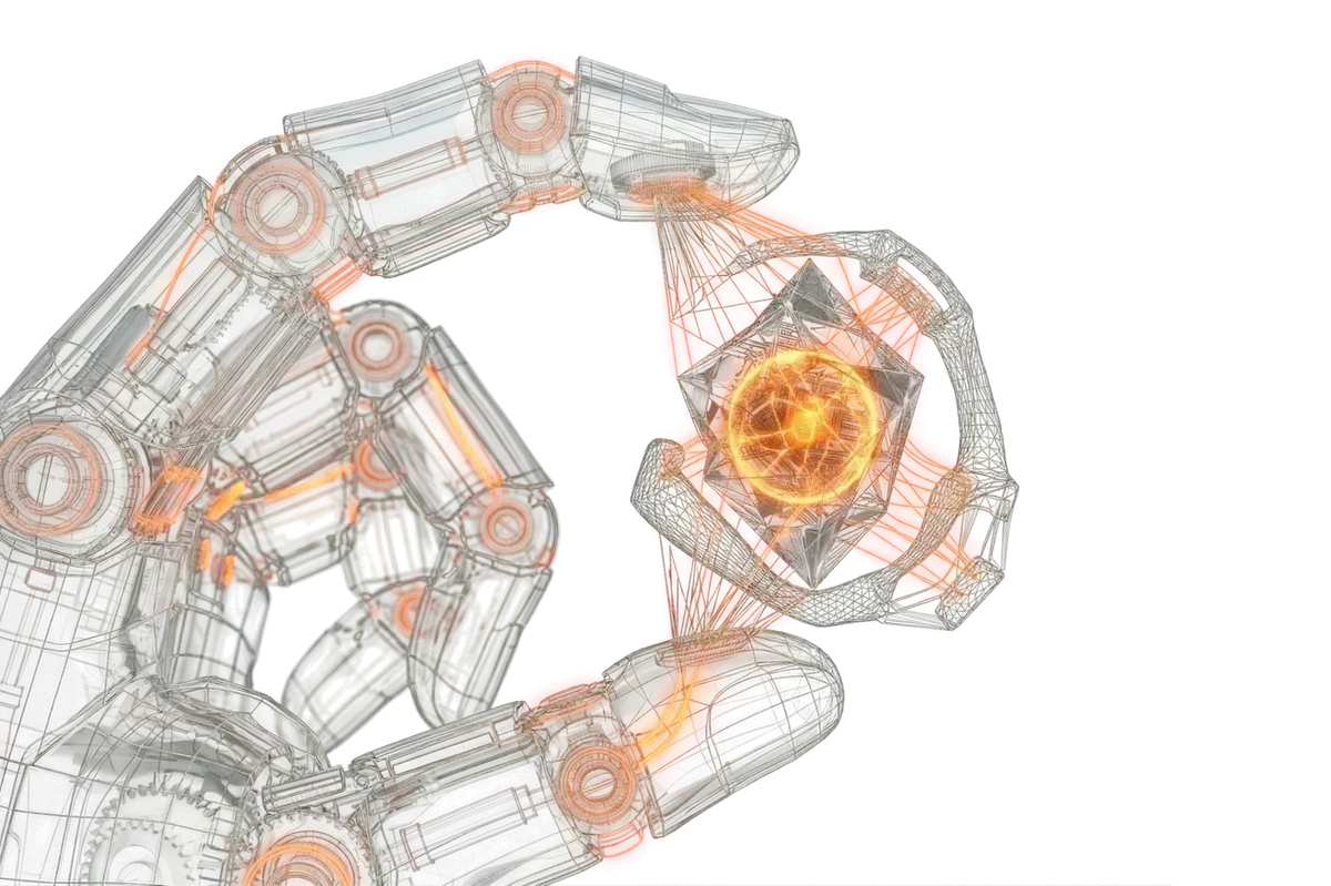 Custom AI Solutions Illustration